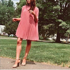 ASOS pink dress